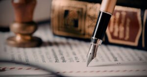 Legal document and pen with gavel representing asylum case preparation in Moses Lake