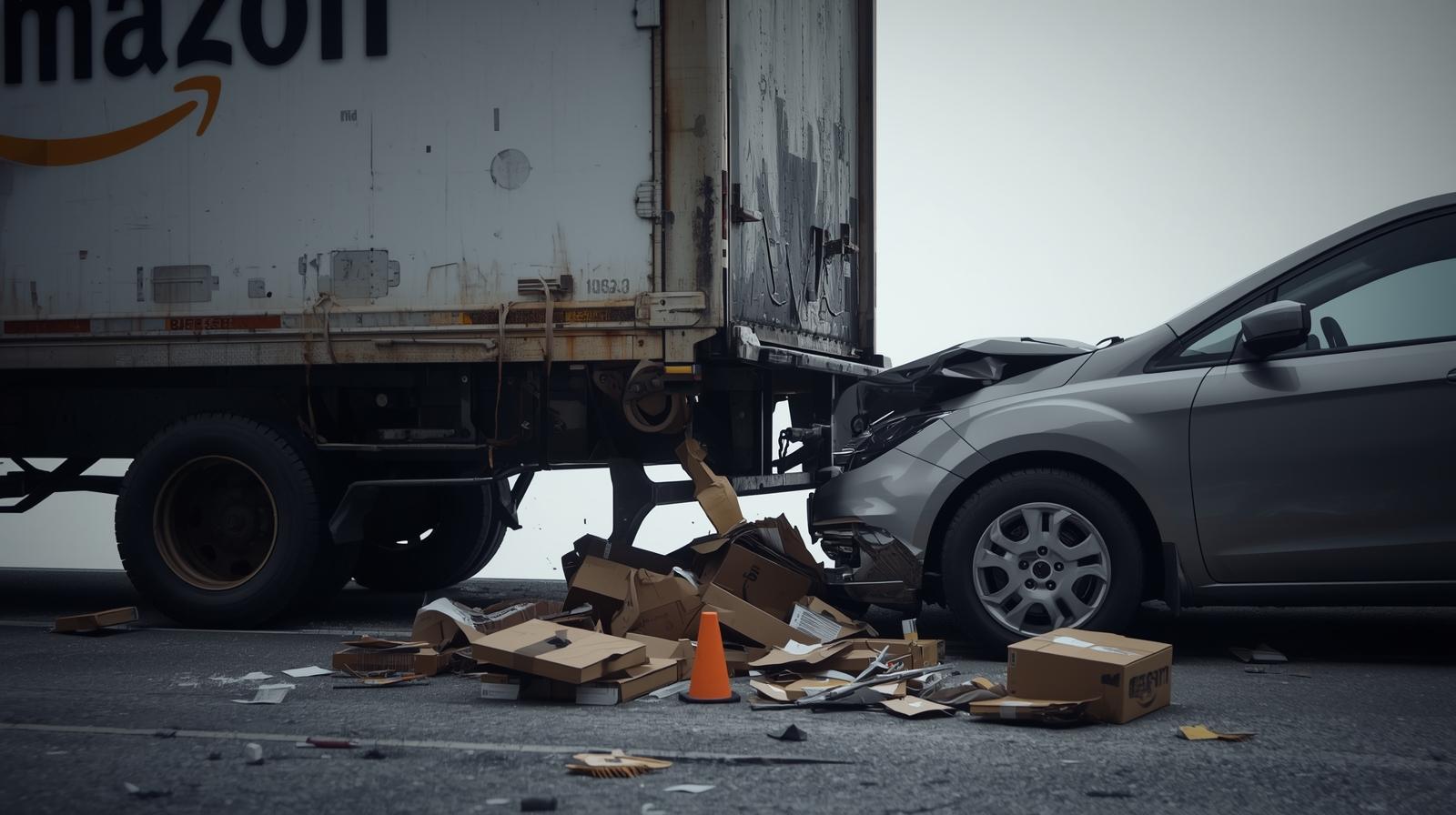 amazon truck crash in seattle, washington