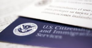 USCIS document and immigration paperwork representing family immigration law in Wenatchee