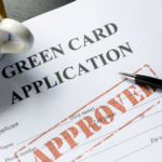 Green card application stamped approved